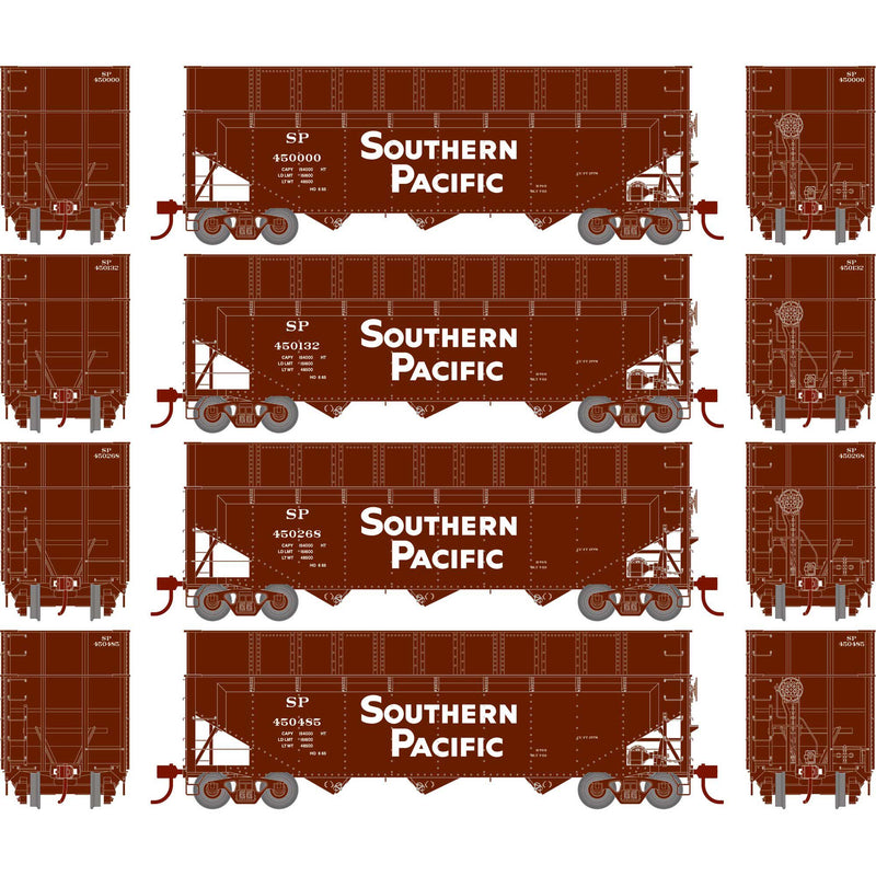 PREORDER Athearn ATH-1284 HO 40' Wood Chip Hopper With Load, SP