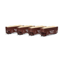 PREORDER Athearn ATH-1284 HO 40' Wood Chip Hopper With Load, SP
