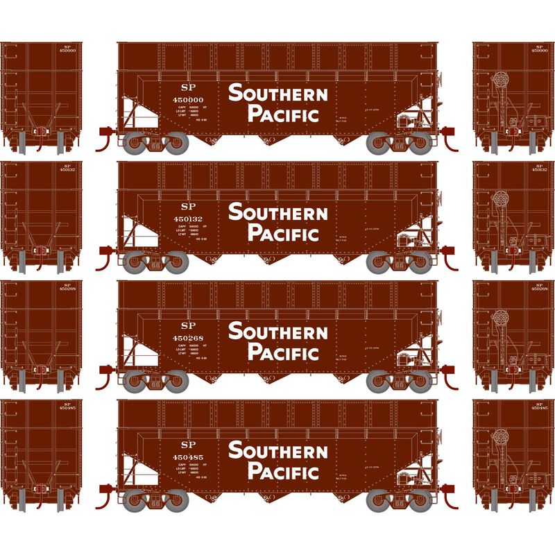 PREORDER Athearn ATH-1284 HO 40' Wood Chip Hopper With Load, SP