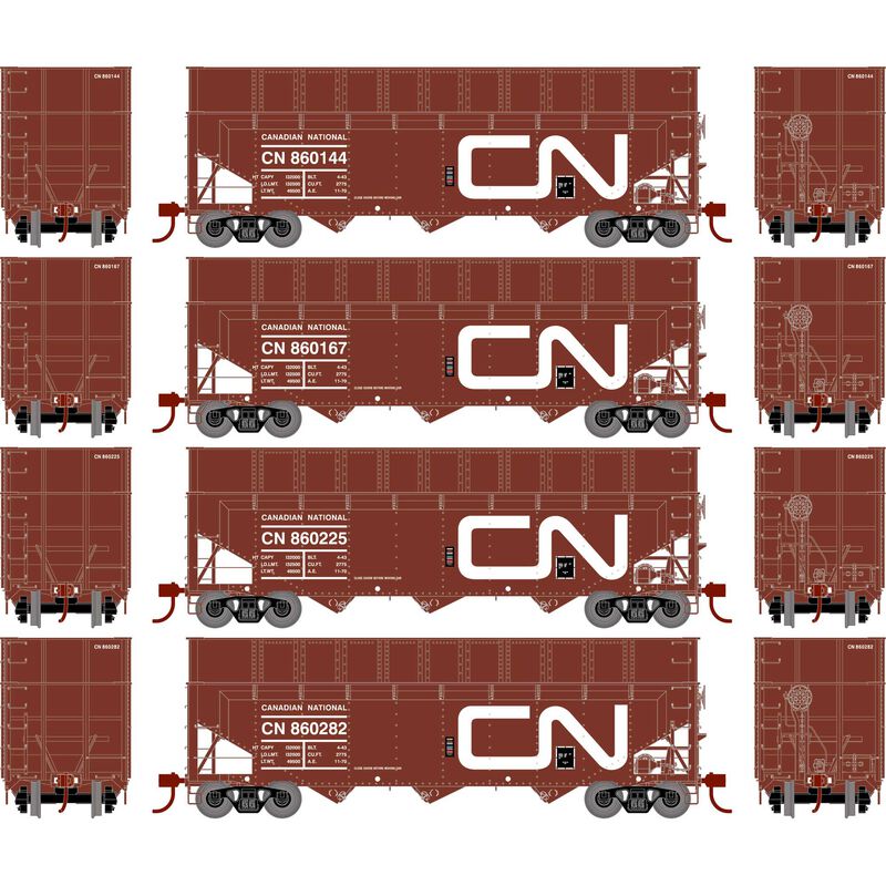 PREORDER Athearn ATH-1285 HO 40' Wood Chip Hopper With Load, CN