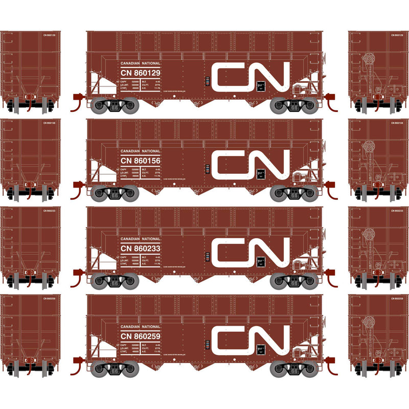 PREORDER Athearn ATH-1287 HO 40' Wood Chip Hopper With Load, CN