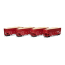 Athearn ATH-1288 HO 40' Wood Chip Hopper With Load, GM