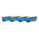 Athearn ATH-1291 HO 40' Wood Chip Hopper With Load, APA