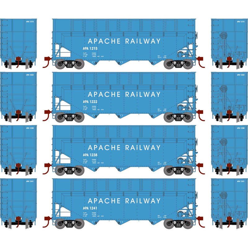 PREORDER Athearn ATH-1291 HO 40' Wood Chip Hopper With Load, APA