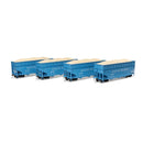 Athearn ATH-1292 HO 40' Wood Chip Hopper With Load, APA