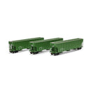 Athearn ATH-1317 HO FMC 4700 Covered Hopper, BN