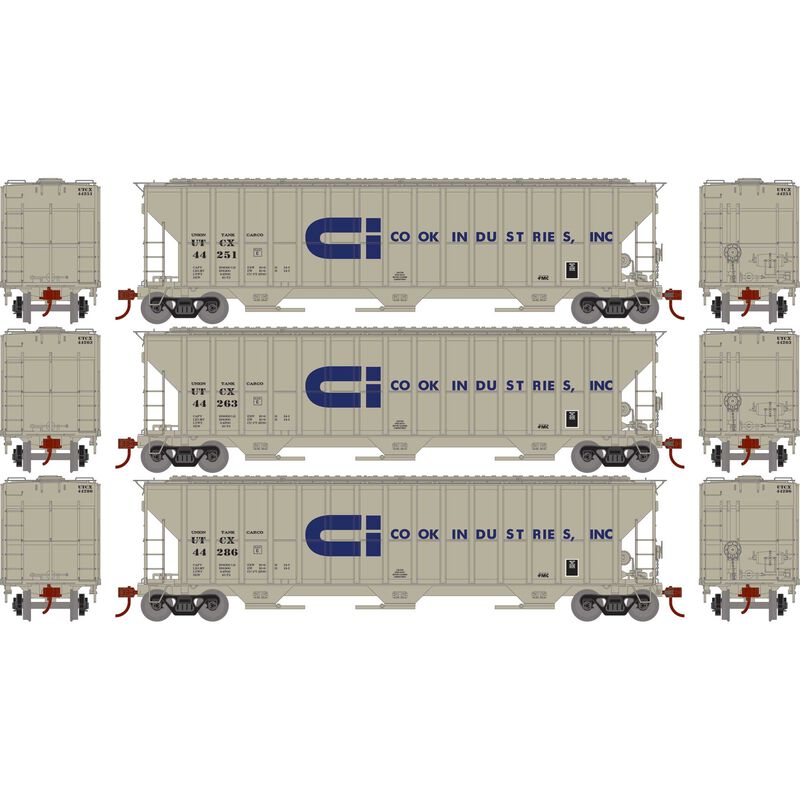 PREORDER Athearn ATH-1318 HO FMC 4700 Covered Hopper, UTCX