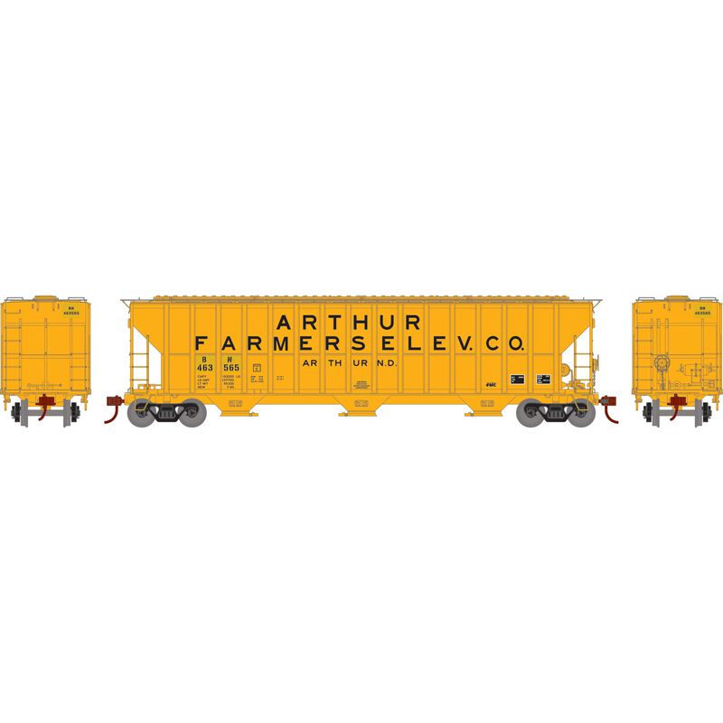 PREORDER Athearn ATH-1321 HO FMC 4700 Covered Hopper, BN 'Ex-AFEX'