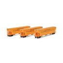 Athearn HO 1323 FMC 4700 Covered Hoppers, Burlington Northern (ex-AFEX) (3)