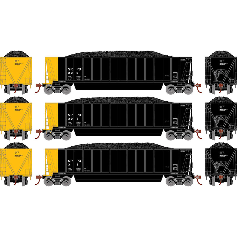 PREORDER Athearn ATH-1389 HO ATH Berwick Bathtub Gondola With Load, SPRX