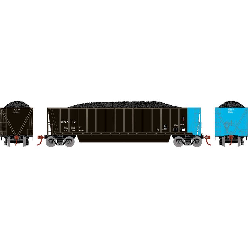 PREORDER Athearn ATH-1394 HO ATH Berwick Bathtub Gondola With Load, WPSX