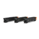Athearn ATH-1396 HO ATH Berwick Bathtub Gondola With Load, UFIX Primed For Grime