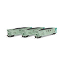 PREORDER Athearn ATH-1401 HO ATH Berwick Bathtub Gondola With Load, PRAX Primed For Grime