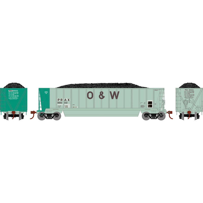 PREORDER Athearn ATH-1403 HO ATH Berwick Bathtub Gondola With Load, PRAX Primed For Grime