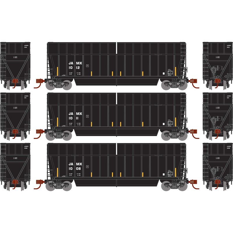 PREORDER Athearn ATH-1409 N ATH Berwick Bathtub Extended Side Gondola, JAMX