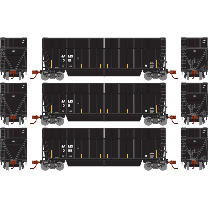 PREORDER Athearn ATH-1408 N ATH Berwick Bathtub Extended Side Gondola, JAMX