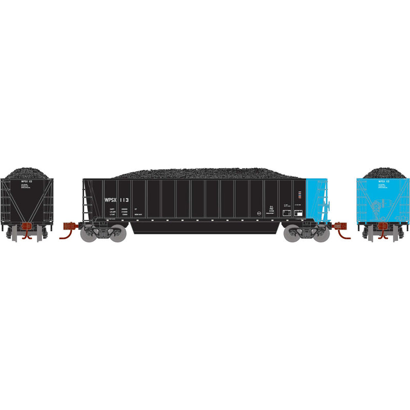 PREORDER Athearn ATH-1418 N ATH Berwick Bathtub Gondola With Load, WPSX