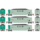 PREORDER Athearn ATH-1426 N ATH Berwick Bathtub Gondola With Load, PRAX Primed For Grime