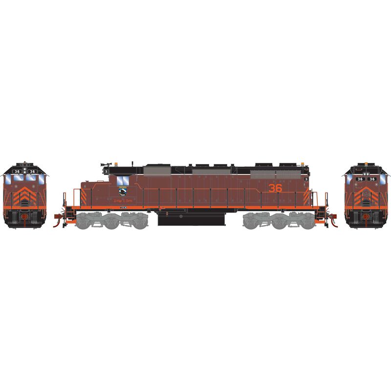 PREORDER Athearn ATH-1439 HO EMD SD38 Locomotive With DCC & Sound, MR