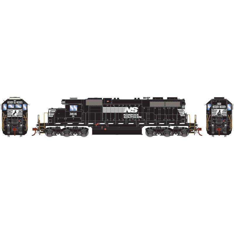 PREORDER Athearn ATH-1441 HO EMD SD38 Locomotive With DCC & Sound, NS