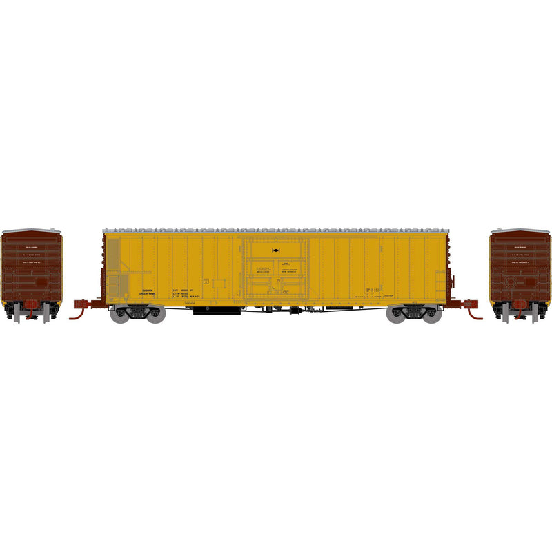 PREORDER Athearn ATH-1480 N ATH 57' FGE Mechanical Reefer, Data Only 'Yellow'