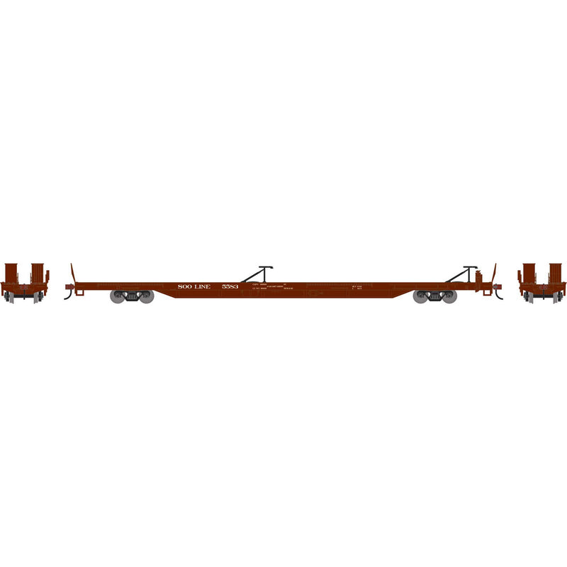 PREORDER Athearn ATH-1552 HO ATH 85' TOFC Flat Car, SOO