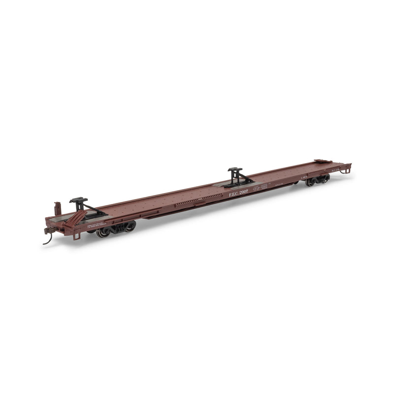 Athearn ATH-1555 HO ATH 85' TOFC Flat Car, FEC