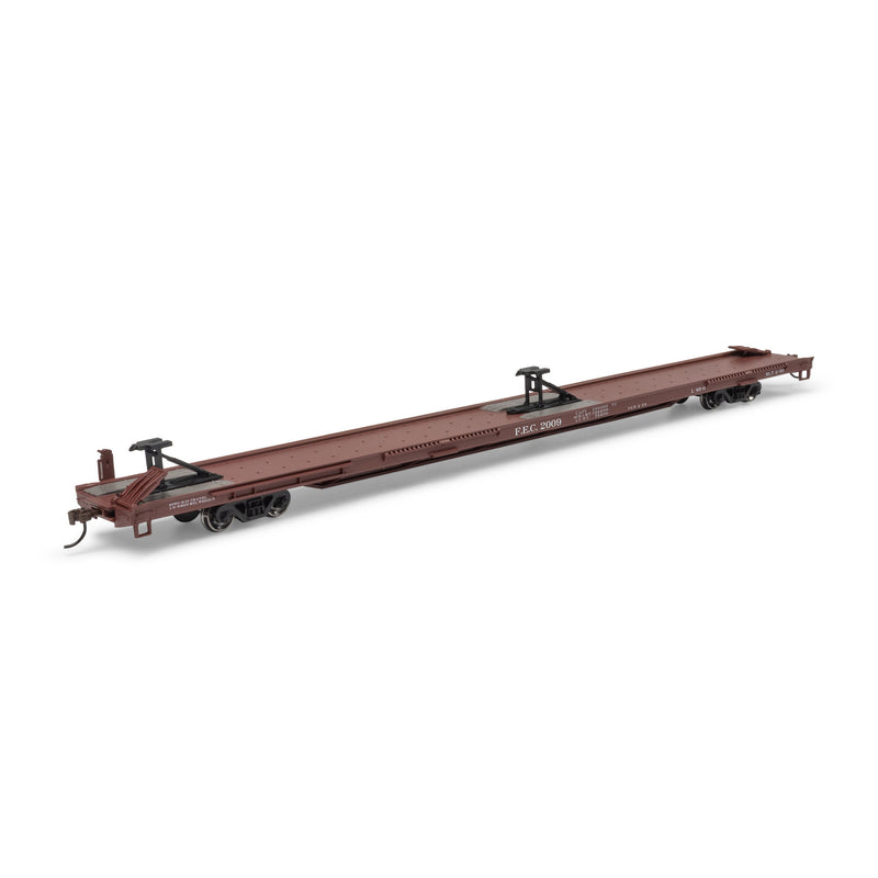 Athearn ATH-1556 HO ATH 85' TOFC Flat Car, FEC