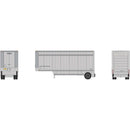 PREORDER Athearn ATH-1563 HO ATH 28' Parcel (PUP) Trailer, UPS Without Shield