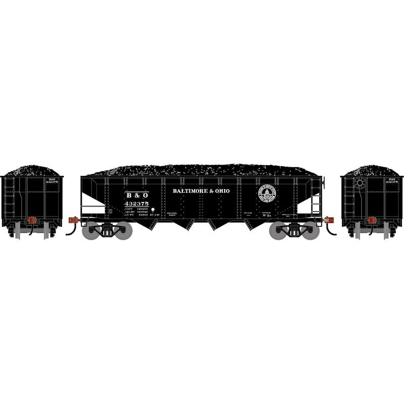 PREORDER Athearn ATH-1572 HO ATH 40' 4-Bay Offset Hopper With Load, BO