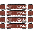 Athearn ATH-1576 HO ATH 40' 4-Bay Offset Hopper With Load, CN