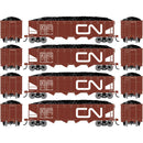 Athearn ATH-1576 HO ATH 40' 4-Bay Offset Hopper With Load, CN