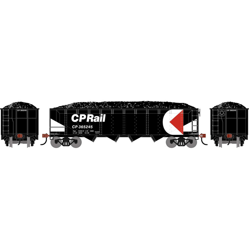 PREORDER Athearn ATH-1578 HO ATH 40' 4-Bay Offset Hopper With Load, CP