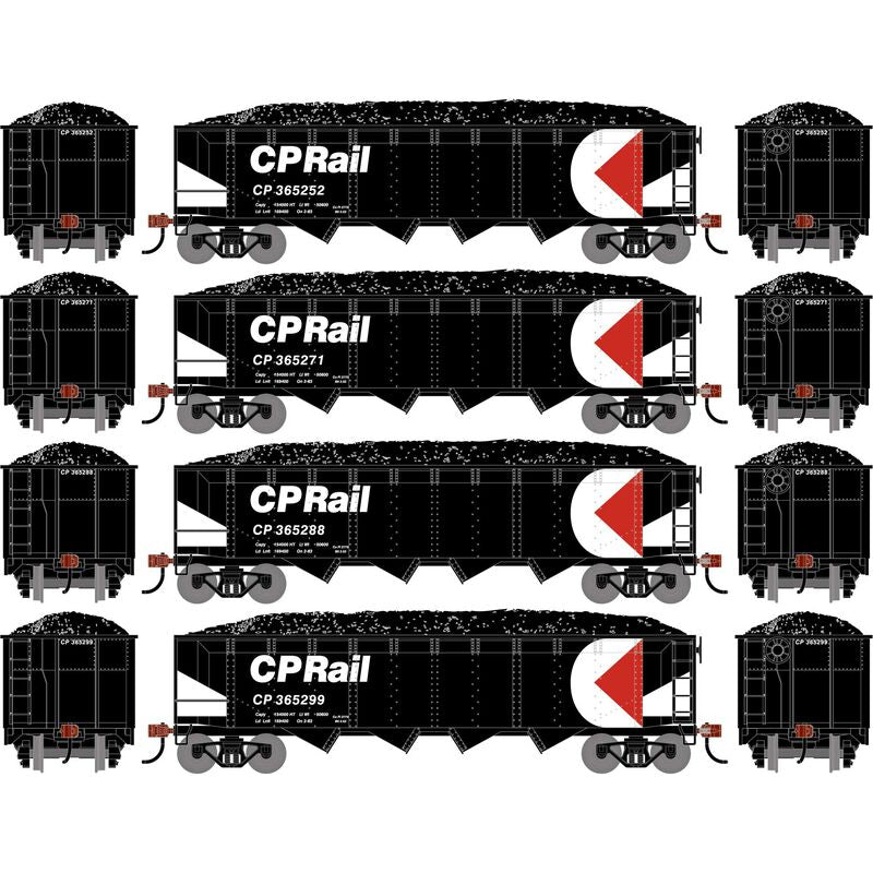 PREORDER Athearn ATH-1579 HO ATH 40' 4-Bay Offset Hopper With Load, CP