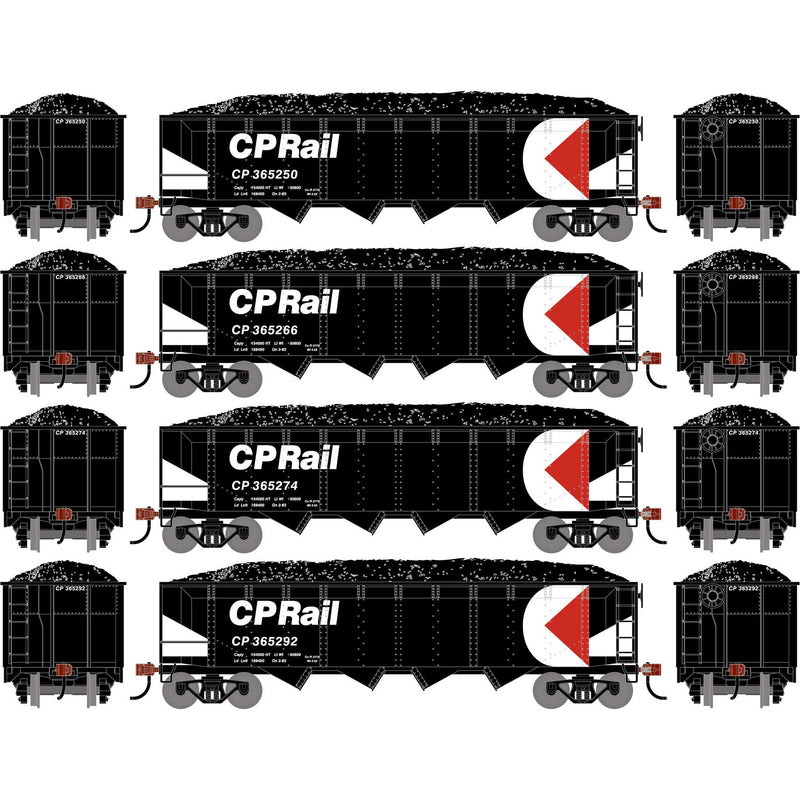 PREORDER Athearn ATH-1580 HO ATH 40' 4-Bay Offset Hopper With Load, CP