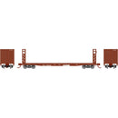 PREORDER Athearn ATH-1588 N ATH 53' GSC Bulkhead Flat Car, NS