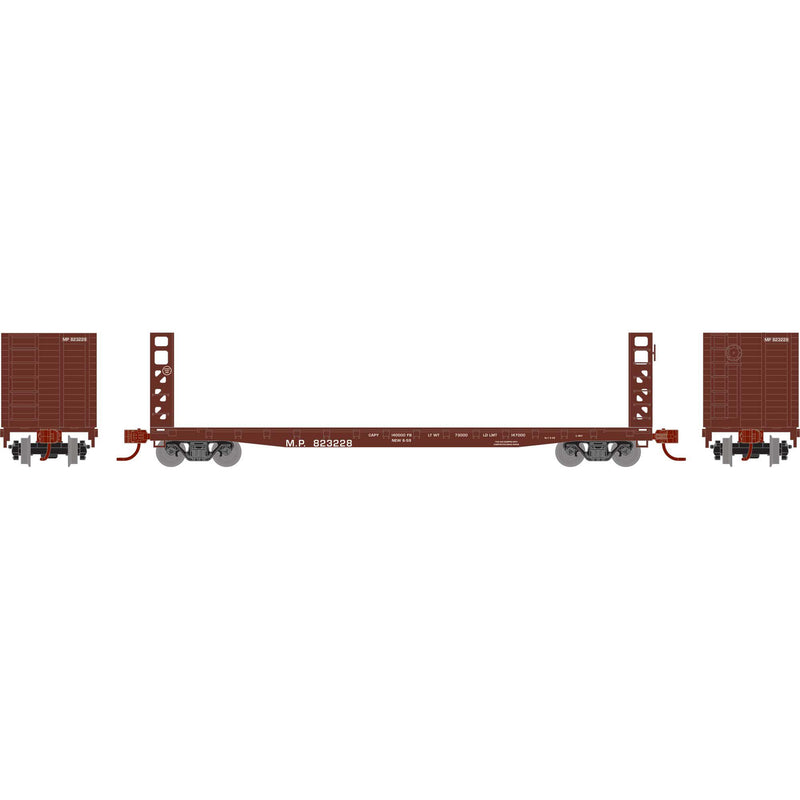 PREORDER Athearn ATH-1594 N ATH 53' GSC Bulkhead Flat Car, MP