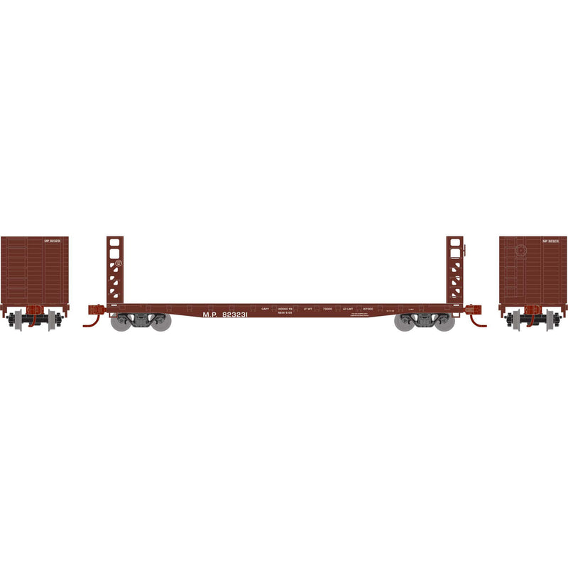 PREORDER Athearn ATH-1595 N ATH 53' GSC Bulkhead Flat Car, MP