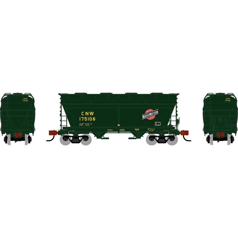 PREORDER Athearn ATH-1678 HO ACF 2970 Covered Hopper, CNW