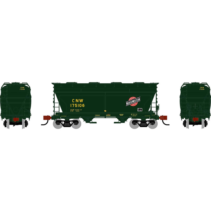 PREORDER Athearn ATH-1678 HO ACF 2970 Covered Hopper, CNW