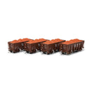 Athearn ATH-1696 HO 26' PC&F Ore Car Tight-Bottom High Side With Load, SP