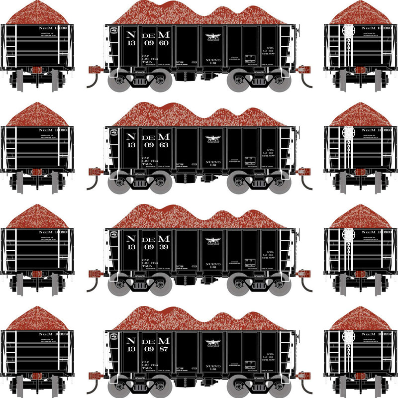 PREORDER Athearn ATH-1708 HO 26' PC&F Ore Car Tight-Bottom High Side With Load, NDM