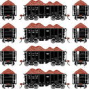 PREORDER Athearn ATH-1709 HO 26' PC&F Ore Car Tight-Bottom High Side With Load, NDM