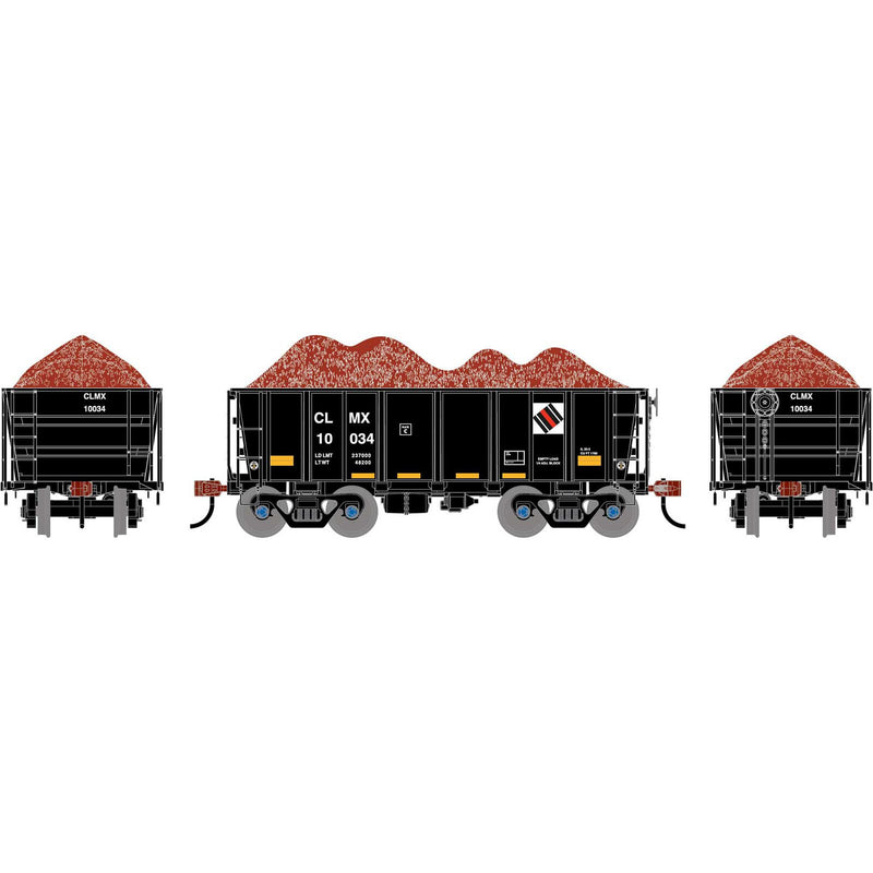 PREORDER Athearn ATH-1710 HO 26' PC&F Ore Car Tight-Bottom Low Side With Load, CLMX