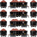 PREORDER Athearn ATH-1711 HO 26' PC&F Ore Car Tight-Bottom High Side With Load, CLMX