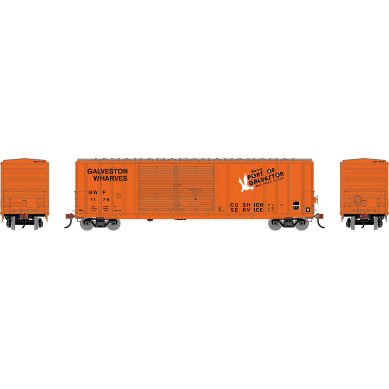 PREORDER Athearn ATH-1747 HO 50' FMC 5347 DD Offset Box Car, GWF