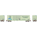 PREORDER Athearn ATH-1752 HO 50' FMC 5077 DD Offset Box Car, Primed For Grime LVRC Ex-UO