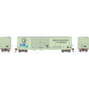 PREORDER Athearn ATH-1752 HO 50' FMC 5077 DD Offset Box Car, Primed For Grime LVRC Ex-UO