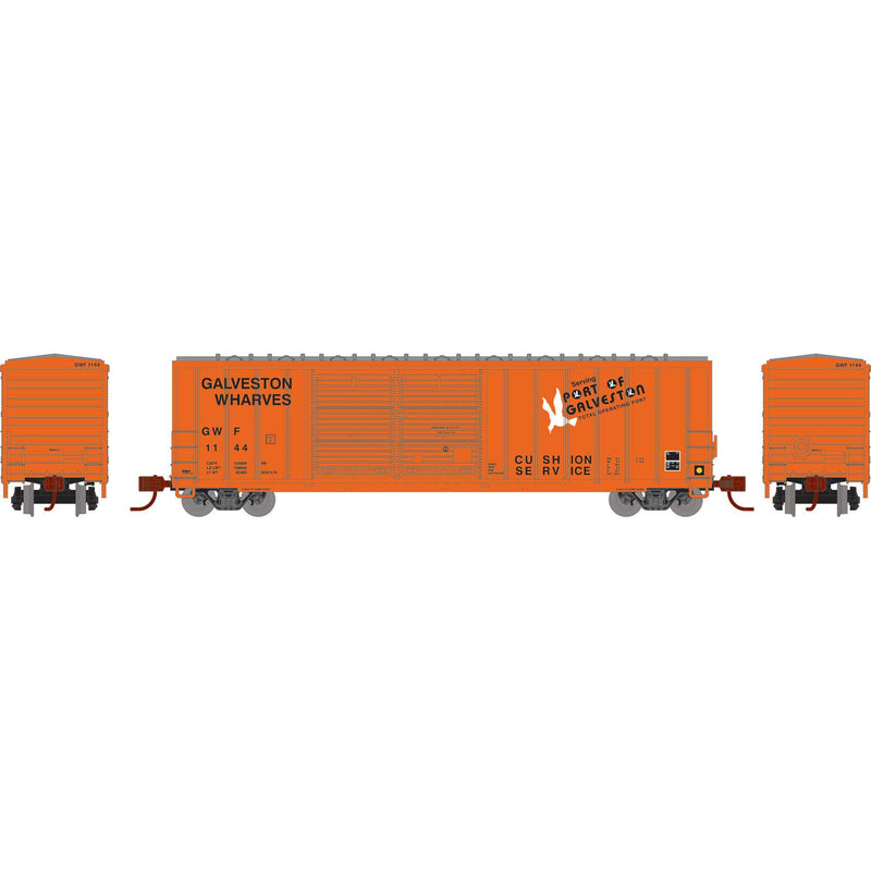 PREORDER Athearn ATH-1764 N 50' FMC DD Offset Box Car, GWF