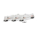 PREORDER Athearn ATH-1778 N TankTrain Intermediate, CGTX #79011 / #79012 / #79013 (3)